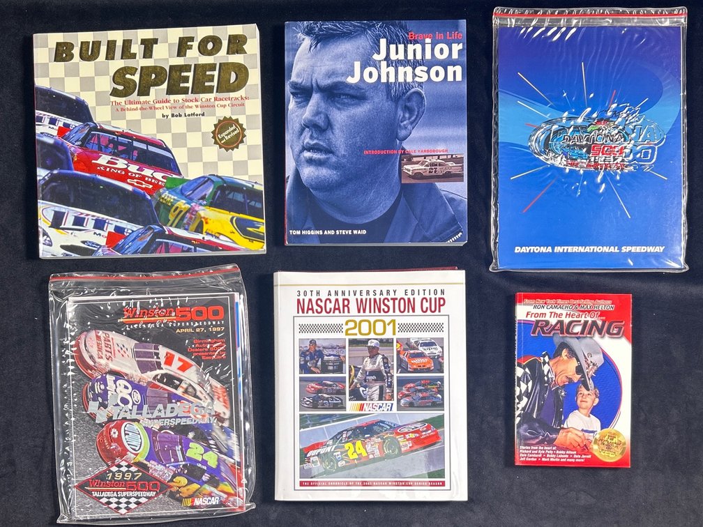 (6) NASCAR Racing Books.