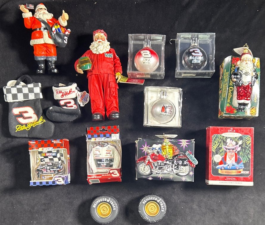 NASCAR Christmas Collectibles.