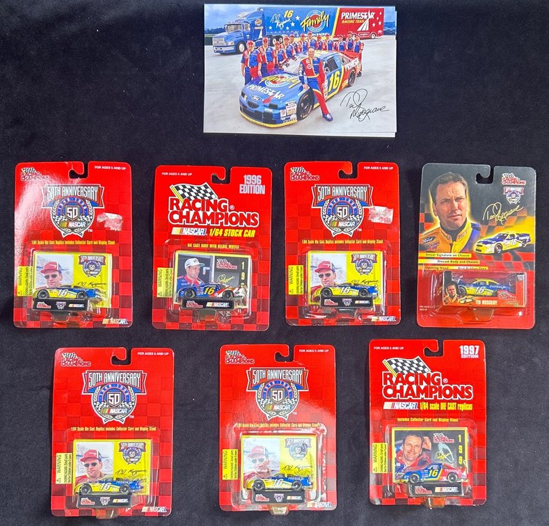 (7) 1/64 Scale Ted Musgrave Die Cast Cars .