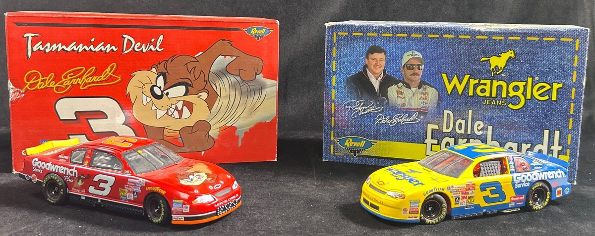  (2) 1/24 Scale Dale Earnhardt Die Cast Cars.