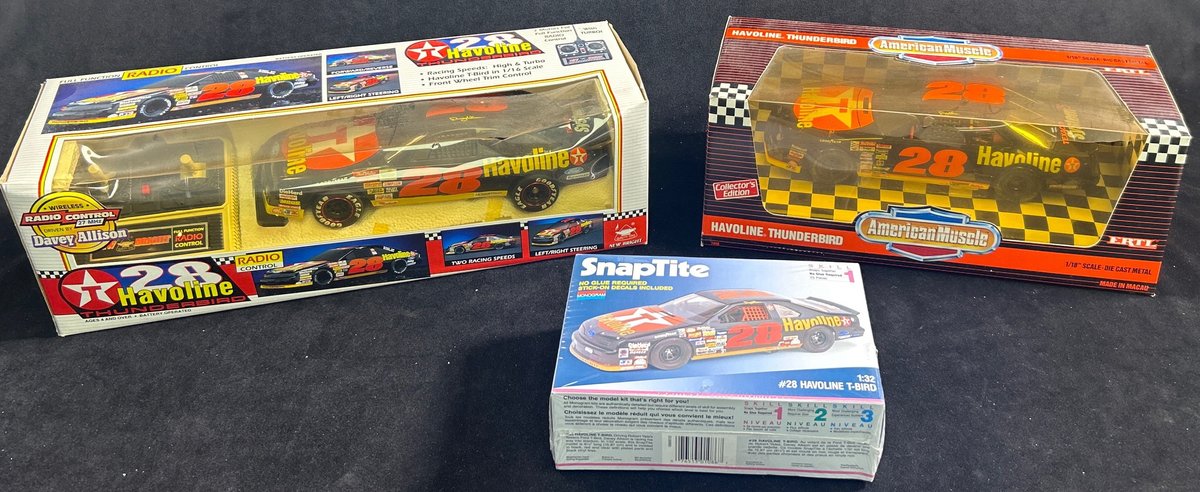 Davey Allison Remote Control Car, 1/24 Scale Die Cast Car And Model Kit.