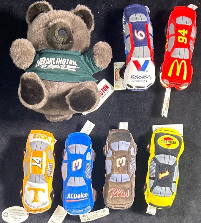 (6)  Assorted Beanie Racers And More.