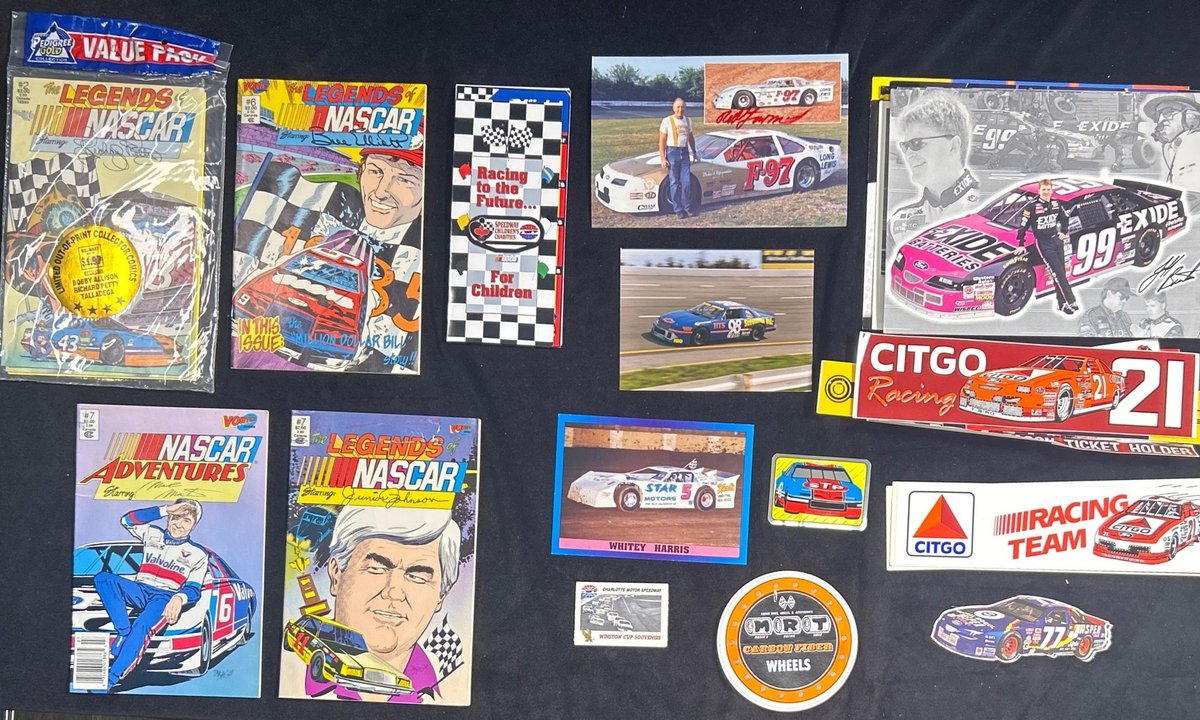  (4) Legends Of NASCAR Comic Books And More.