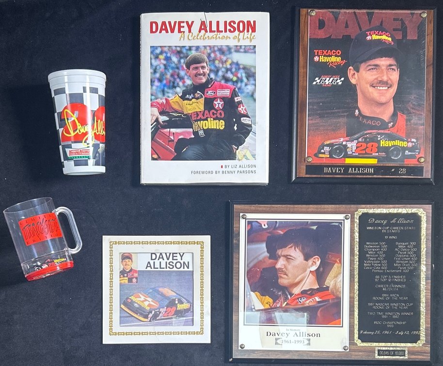 Davey Allison Memorial Memorabilia And More.   