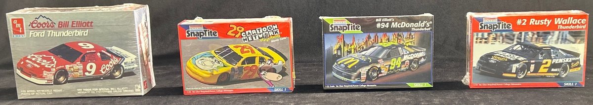 (4) Model Kits.(1/32 and 1/25 Scale).