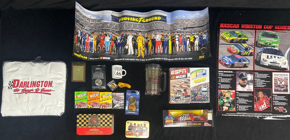 NASCAR Memorabilia, Including Videos, Playing Cards And More. 