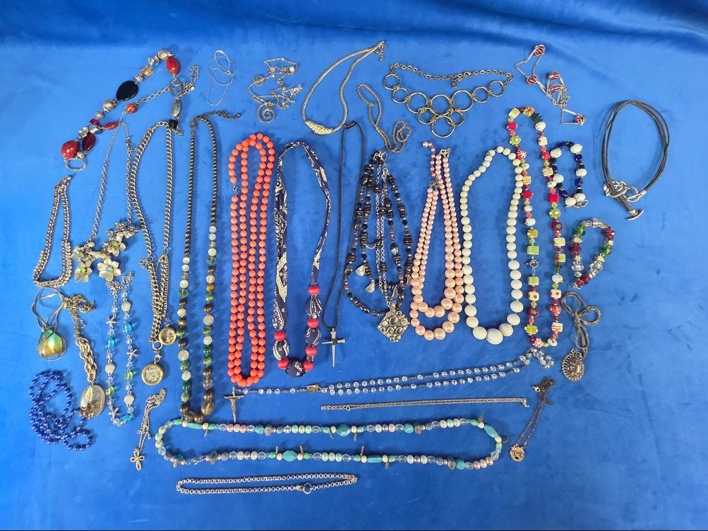 (30) Assorted Costume Necklaces & (2) Bracelets