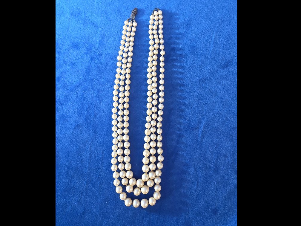 Triple Strand of Pearls