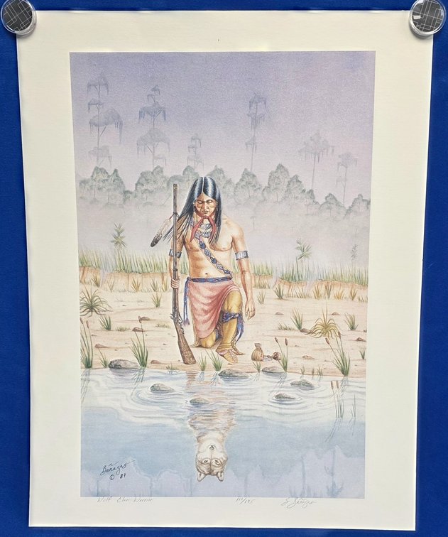 "Wolf Clan Warrior" by artist Sam Banagas
