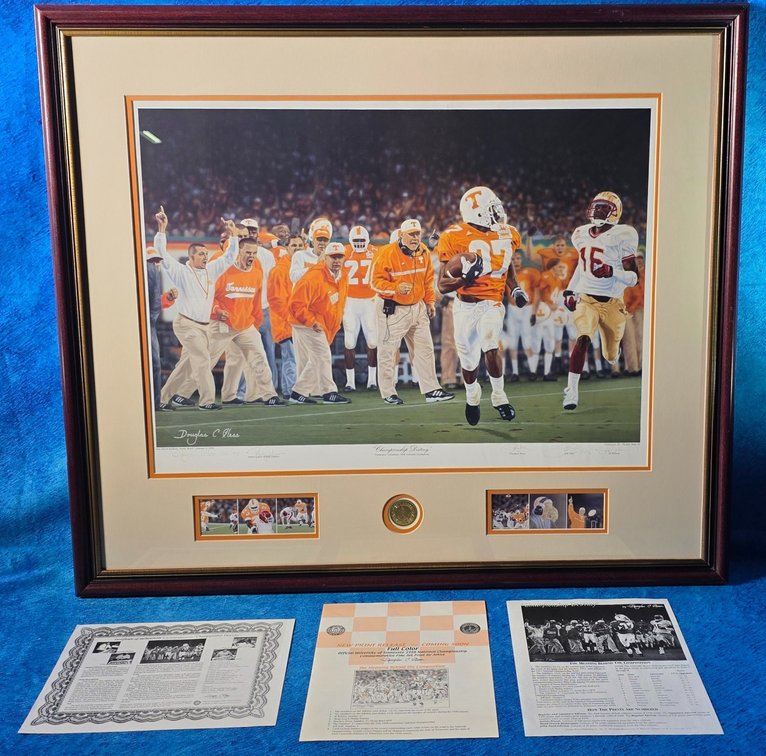  Framed Print "Championship Destiny" by artist Douglas C. Hess,