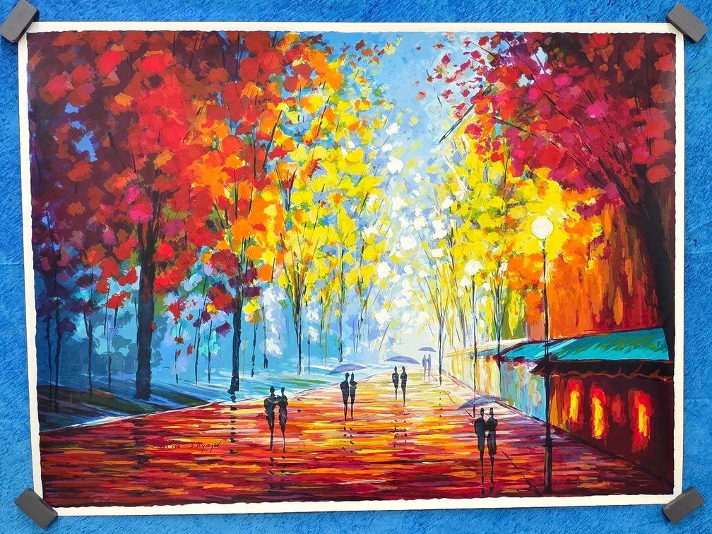  "Romance in the Rain" by artist Slava Ilyayev. 