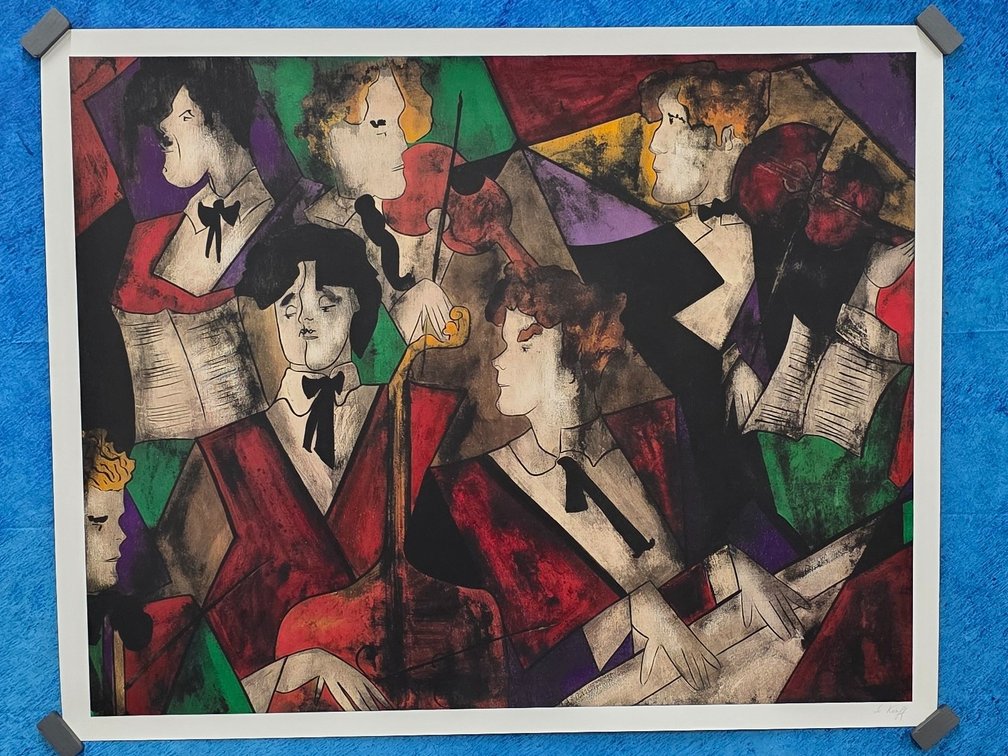 "Grand Orchestre"  by artist Linda Le Kinff. 