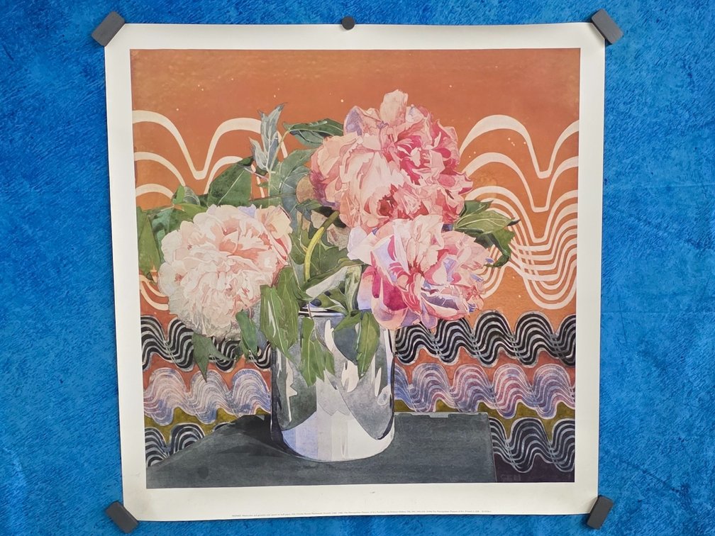 "Peonies" by artist Charles Rennie Mackintosh