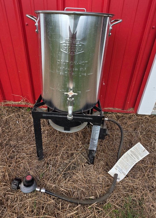 Propane Cooker w/Expert Grill 20 Lb. Turkey Fryer Pot (LPO)