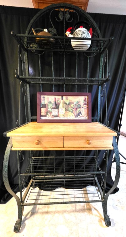 Wire & Wood Bakers Rack & More (LPO)