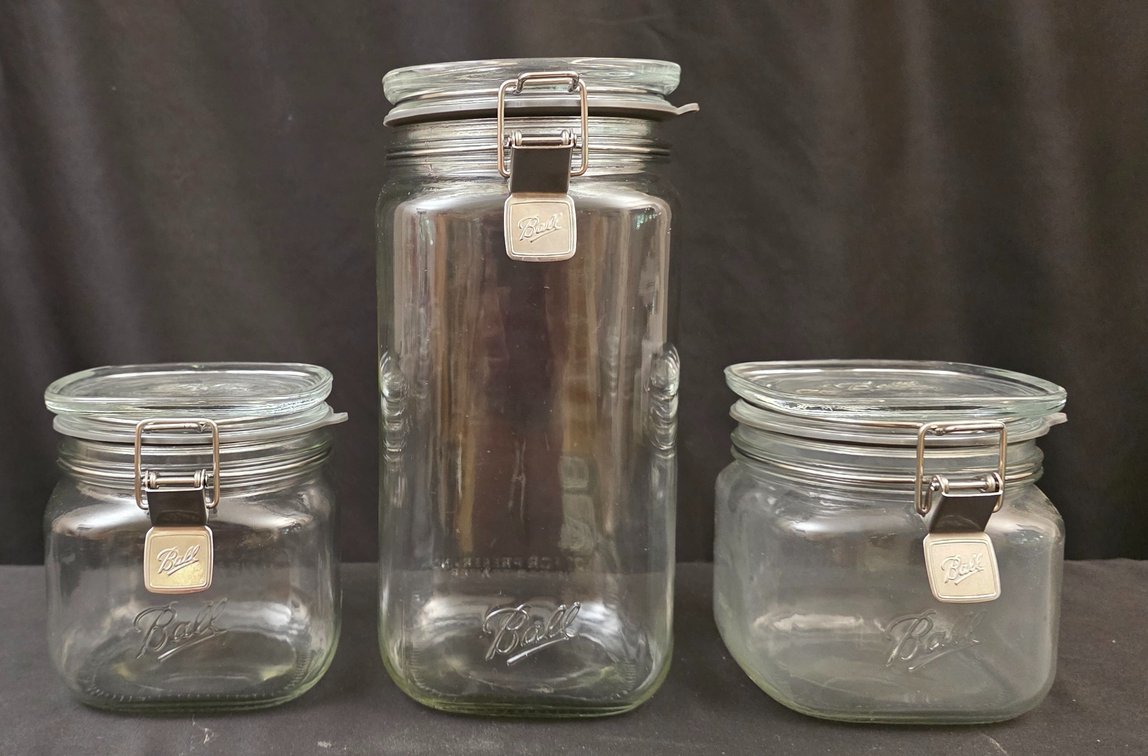 (2) Ball Canisters & More
