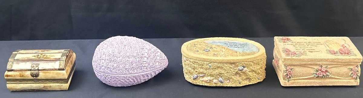 (4) Trinket Boxes (LPO)