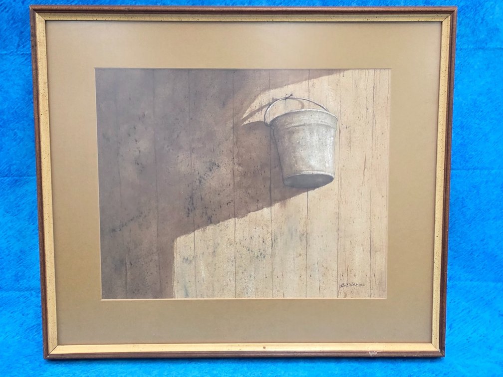 Bucket on Wall by artist Bill Work
