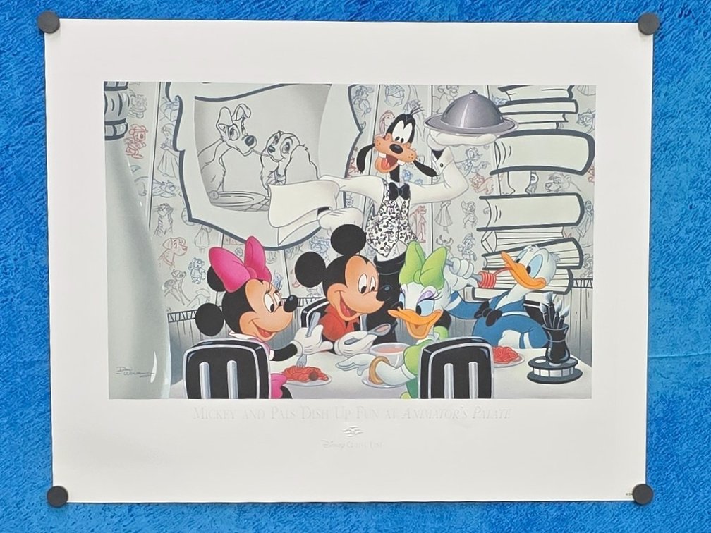 Mickey and Pals Dish Up Fun at Animator's Palate Lithograph