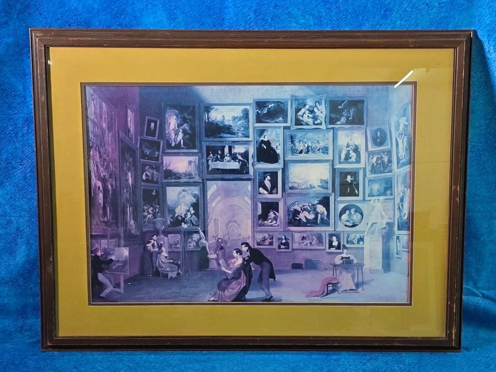 Gallery of the Louvre Canvas Print (Unsigned)