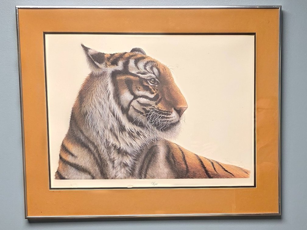 "Tiger" Lithograph