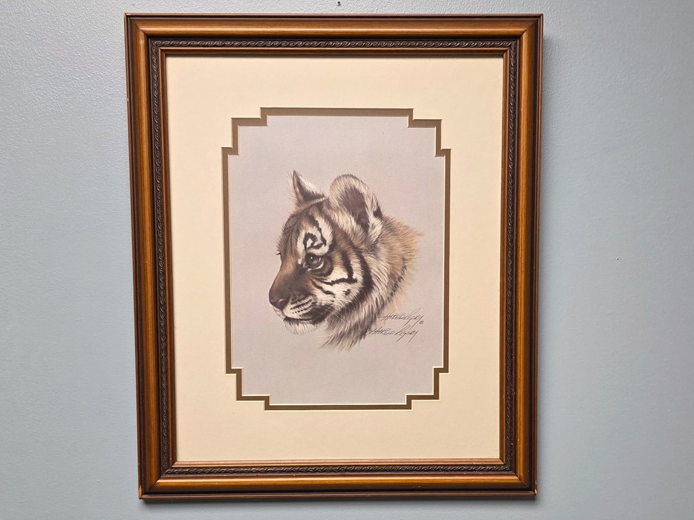 Tiger Cub Print by artist Harold Rigsby