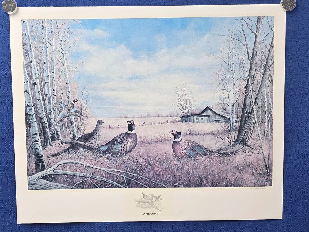 "Always Ready "  by artist Al Bertram. 