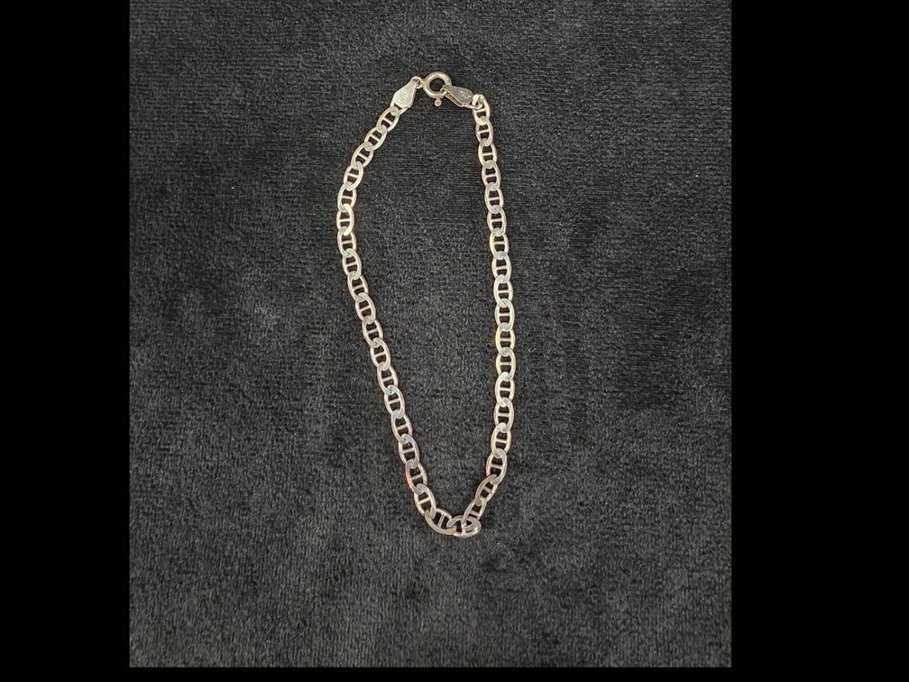 Chain Bracelet (Marked Sterling Silver)