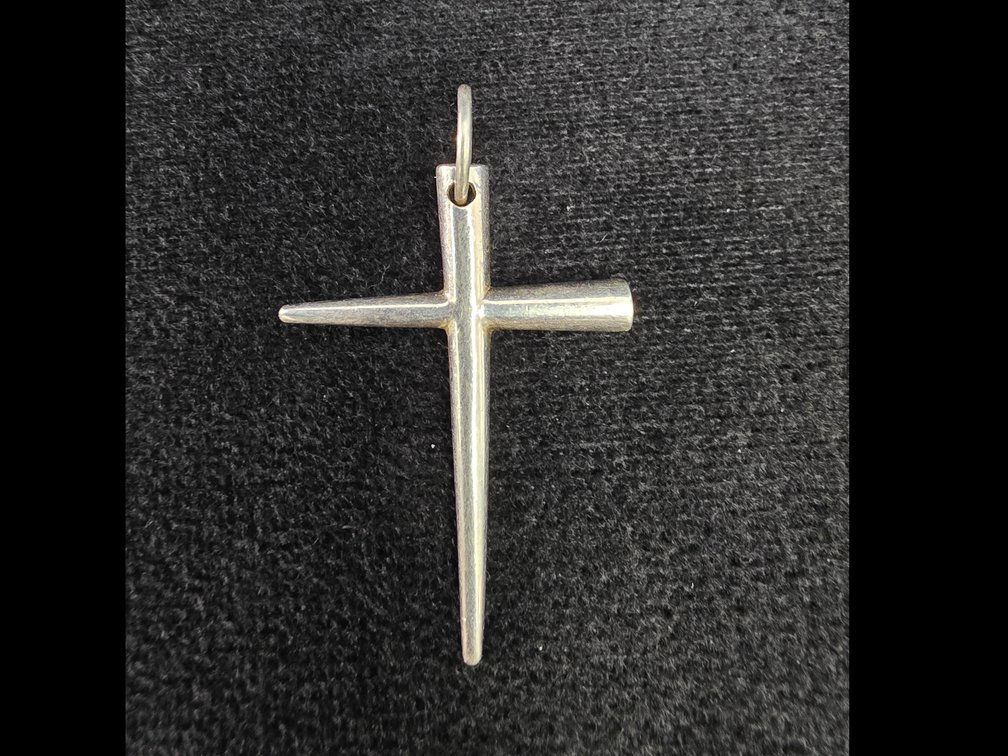 Cross Pendant (Marked Sterling Silver)