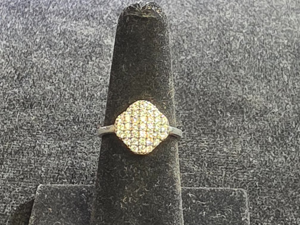 Cocktail Ring (Marked Sterling Silver)