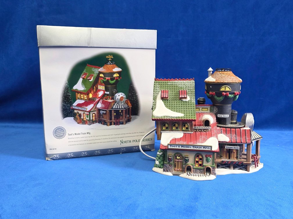 Department 56 "Toots Model Train Mfg"