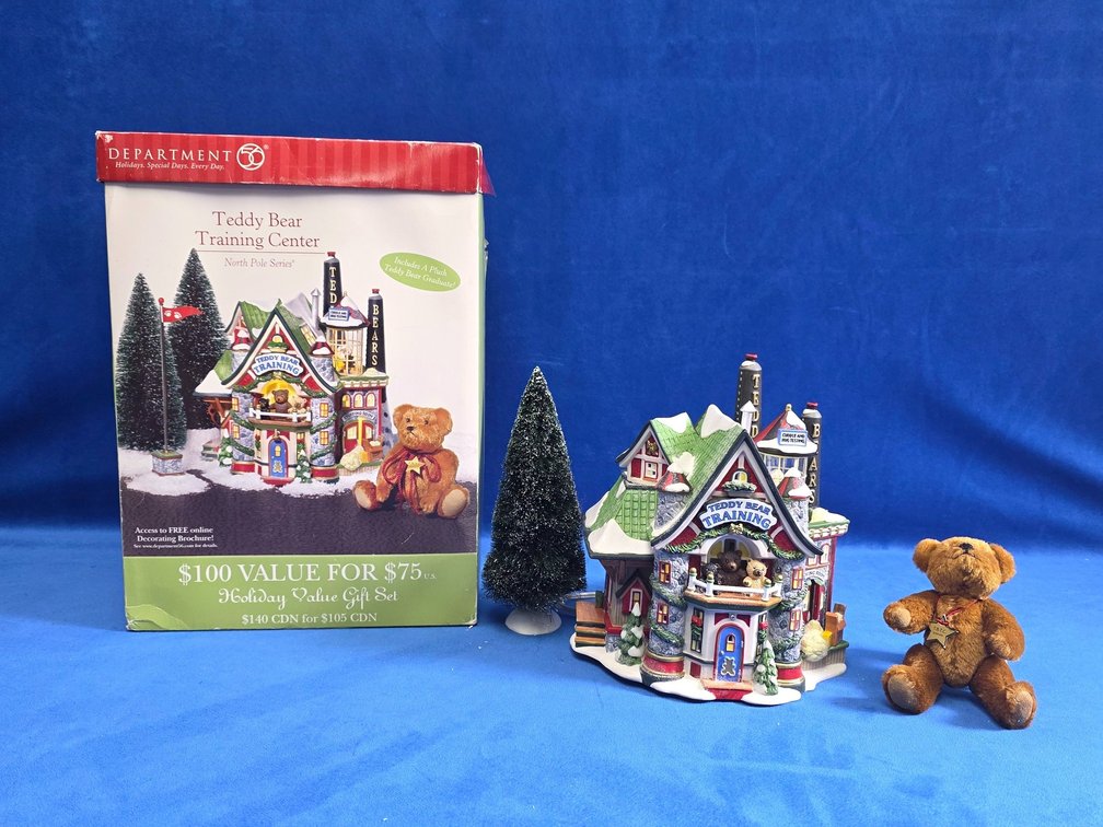 Department 56 "Teddy Bear Training Center" 