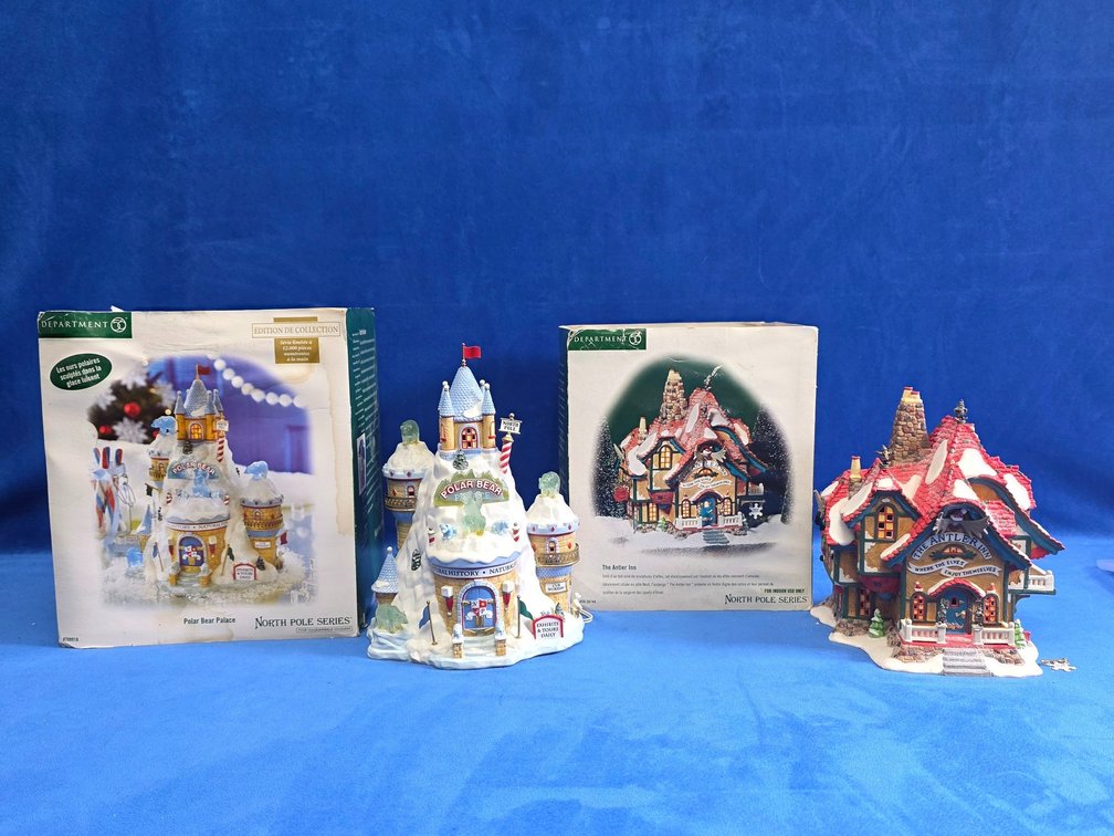 Department 56 "Polar Bear Palace" & "The Antler Inn"