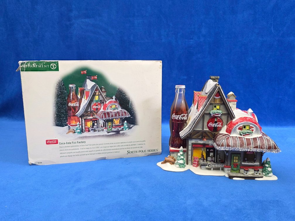 Department 56 "Coca-Cola Fizzy Factory"