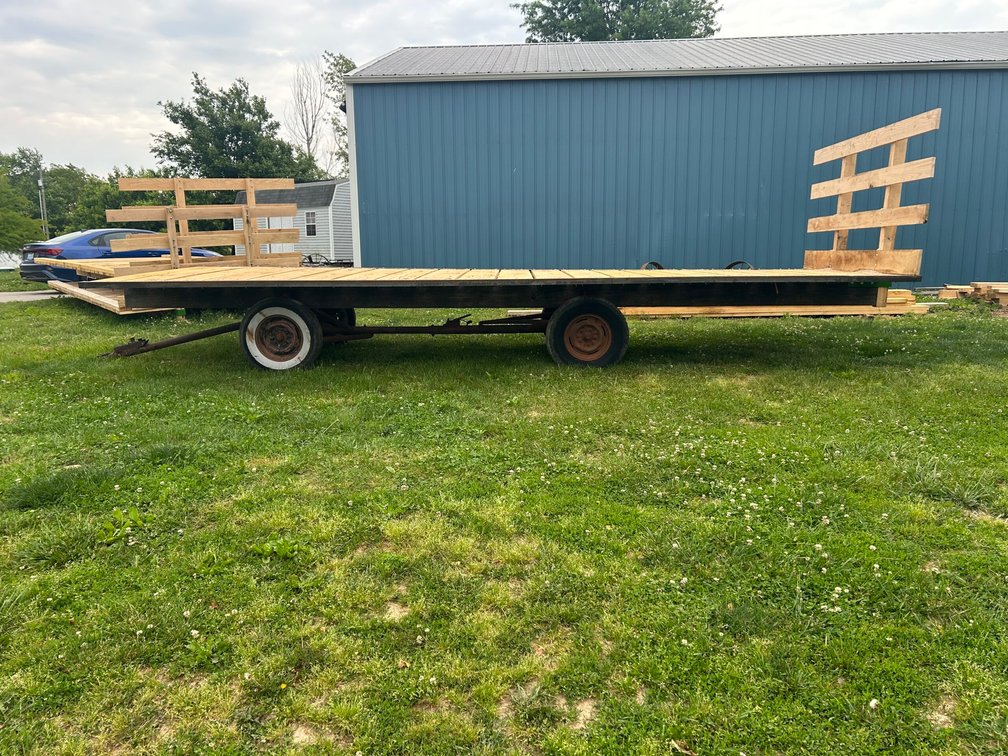 A new 22 foot oak wagon flat