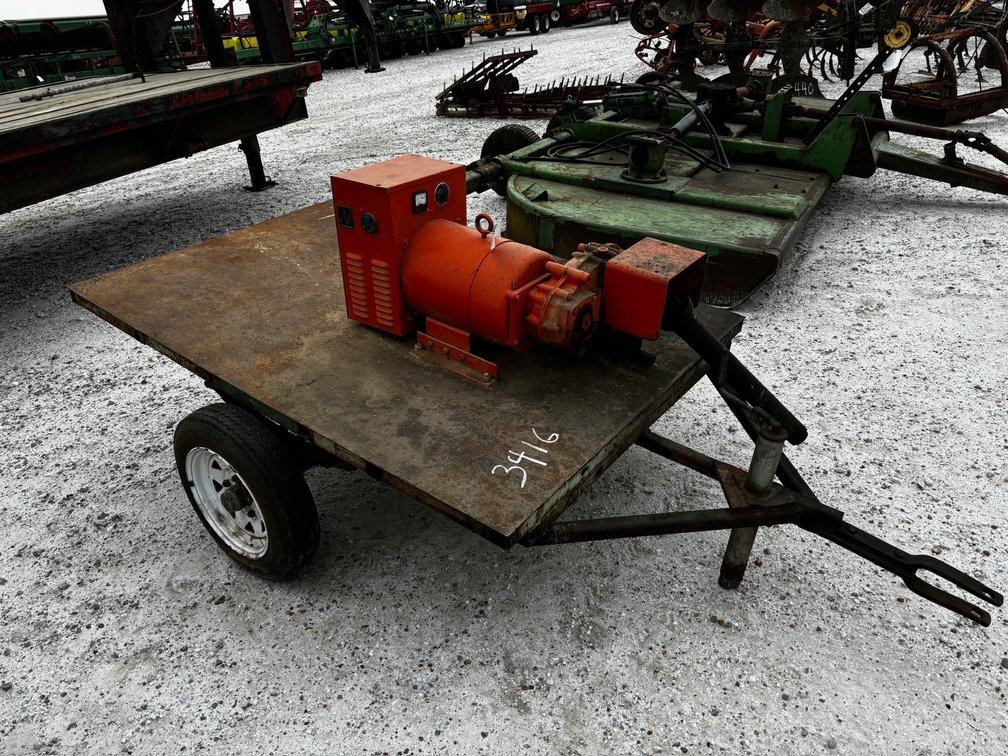 PTO DRIVEN GENERATOR ON TRAILER