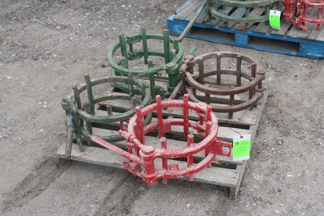 (4) Mathey Dearman Cage Clamps