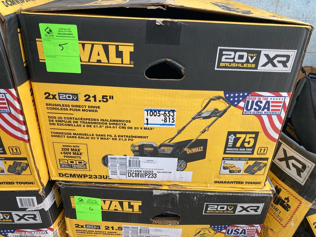 Dewalt push mower