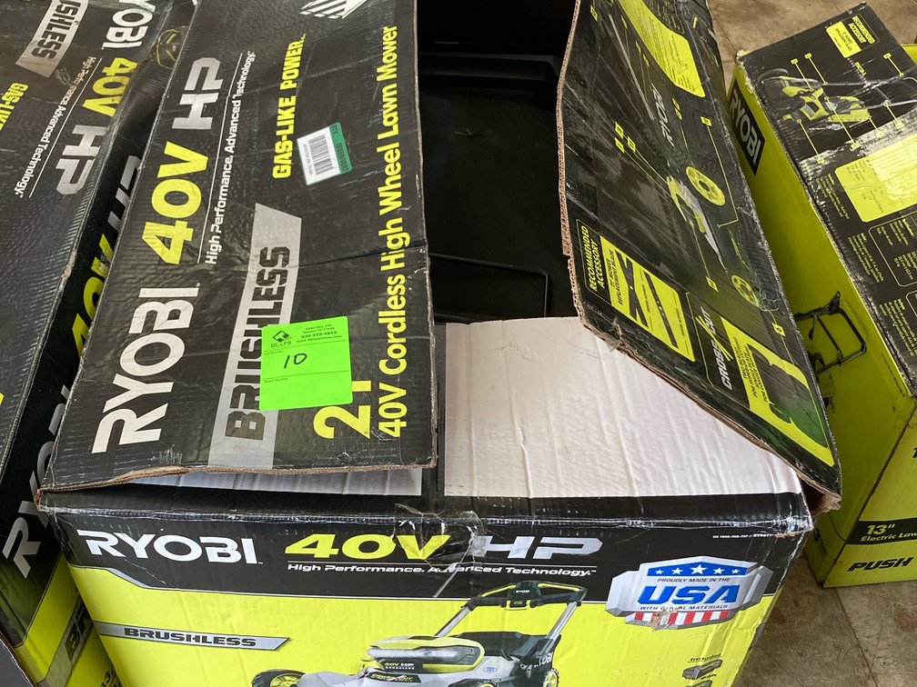 Ryobi high wheel push mower
