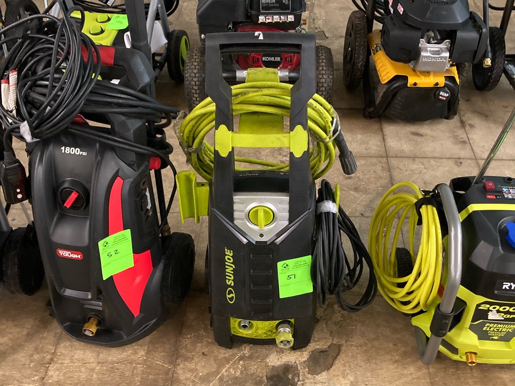 Sun Joe 2000 psi pressure washer