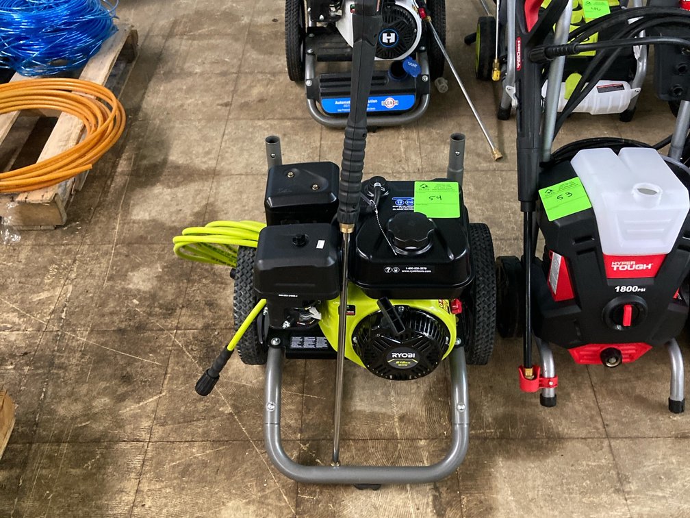 Ryobi 2900 psi gas powered pressure washer. 