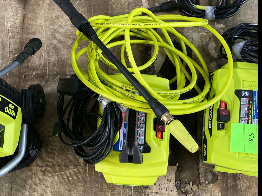 Ryobi 1800psi pressure washer 