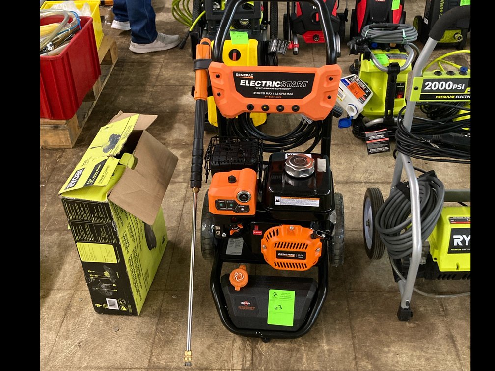 Generac 3100psi gas powered pressure washer 