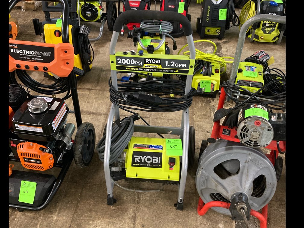 Ryobi 2000psi pressure washer 