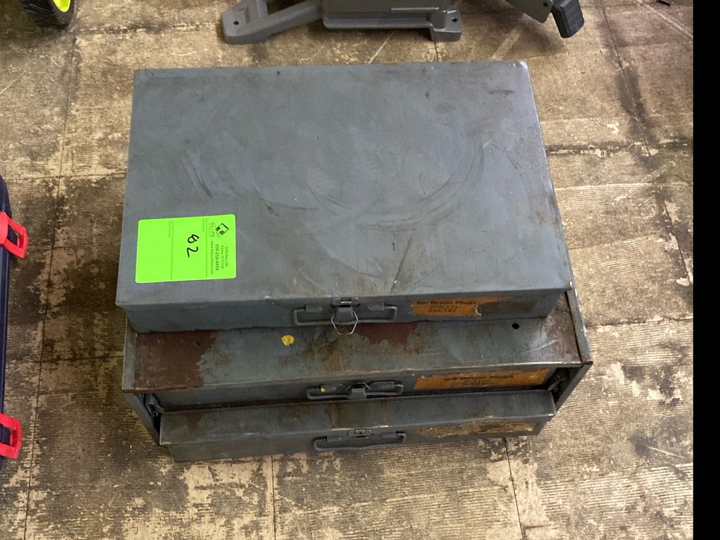 Sliding drawer bolt bin