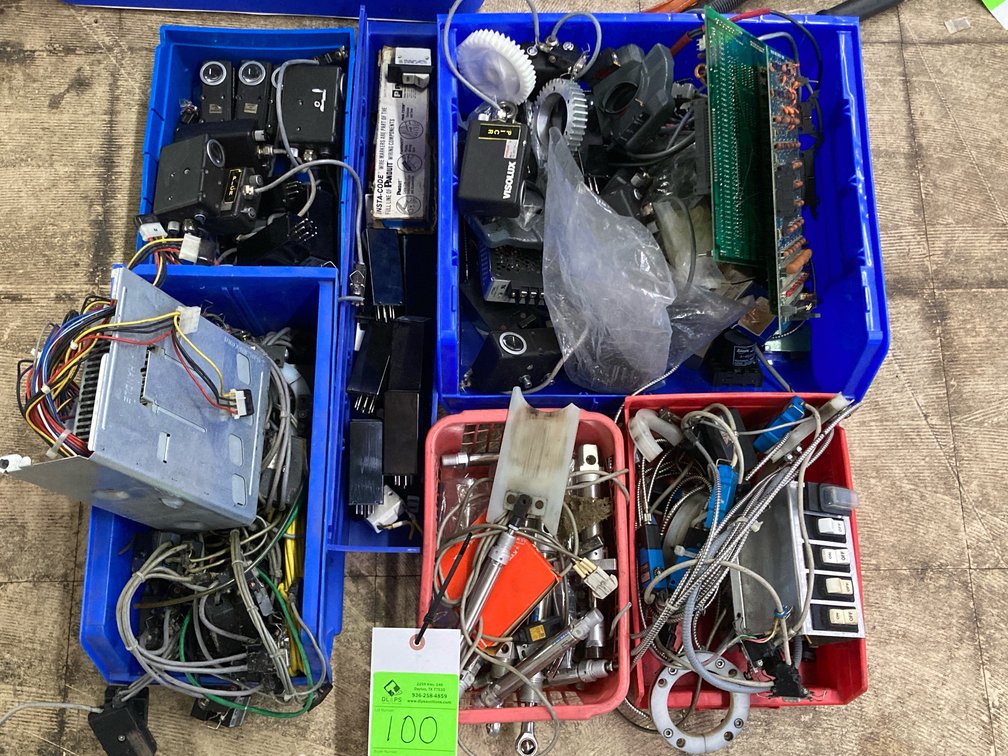 Random electrical components. 