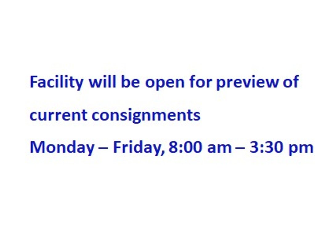 Image for DLPS Auction Services Apr 2026 Consignment Sale