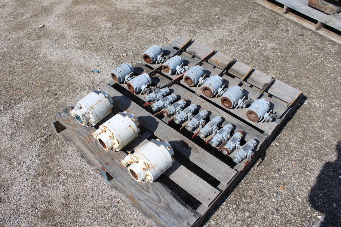 Pallet of Ball Valves