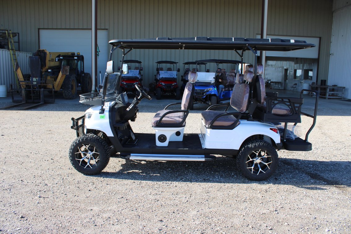 2026 SDLanch C100 Golf Cart - 6 Seat Luxury Seats with Headrest