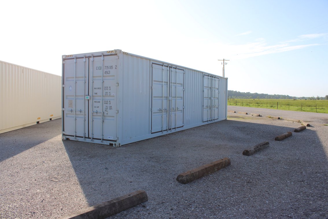 40' High Cube Container With 4 Side Doors - Wind/Water Tight